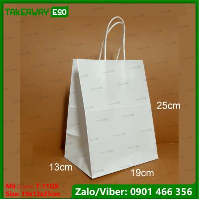 Túi giấy màu trắng